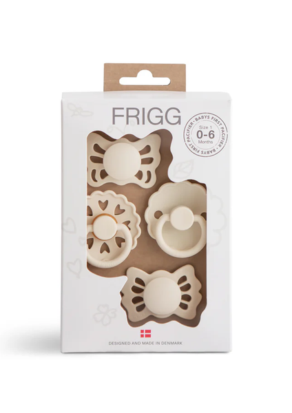 FRIGG Baby's First Pacifier (Cream) 4-Pack