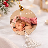 Wooden Heart / Circle Ornament