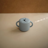 Mushie Snack Cup Powder Blue