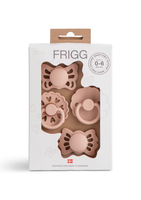 FRIGG Baby's First Pacifier (Blush) 4-Pack