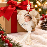 Wooden Heart / Circle Ornament