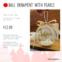 Ball Ornament with pearls