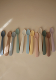 Silicone Feeding Spoons 2-Pack Blush/Shifting Sand