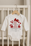 Baby onesie my first Valentine’s day 2026