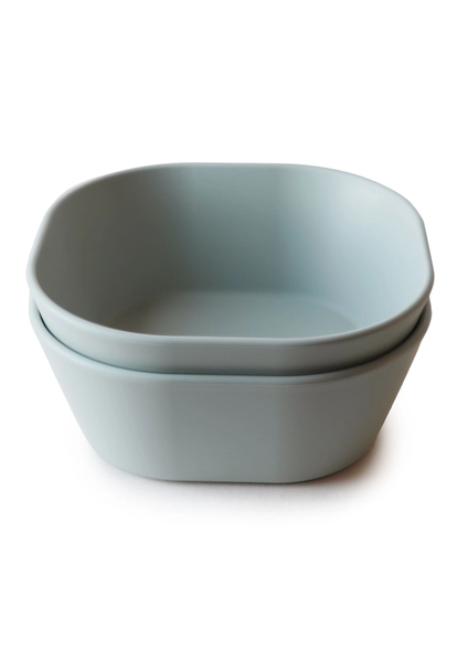 Square Dinnerware Bowl, Set of 2 Sage