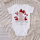Baby onesie my first Valentine’s day 2026