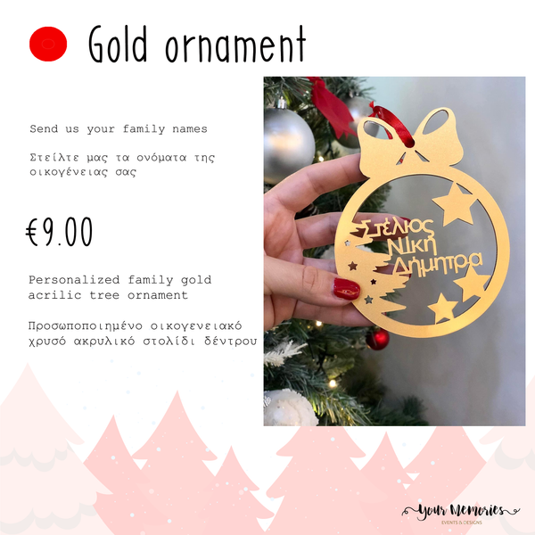 Gold ornament