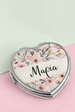 Personalized Floral Mirror