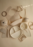 Silicone Suction Plate Ivory