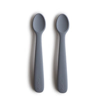 Mushie Silicone Feeding Spoons 2-Pack Tradewinds