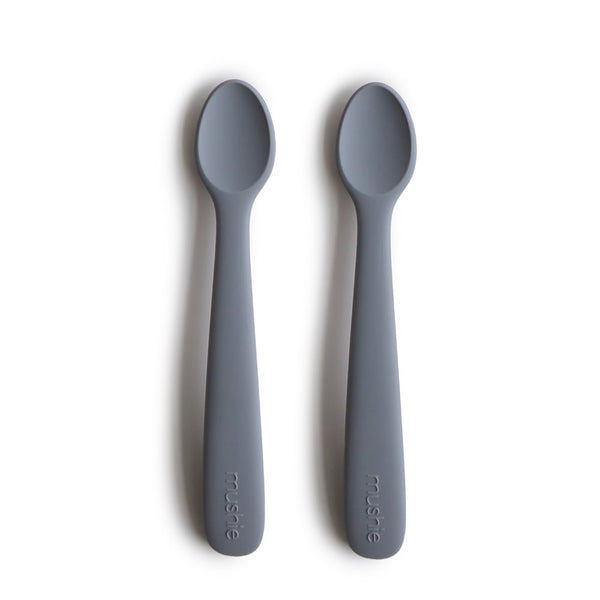 Mushie Silicone Feeding Spoons 2-Pack Tradewinds