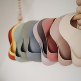 Mushie Silicone Bib Powder Blue